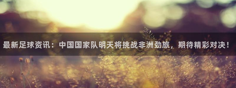 最新足球资讯：中国国家队明天将挑战非洲劲旅，期待精彩对决！