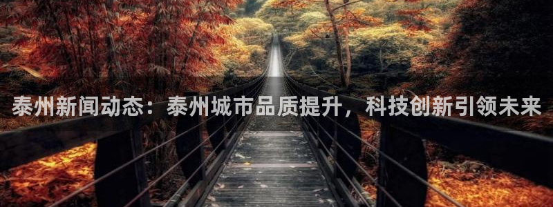 泰州新闻动态：泰州城市品质提升，科技创新引领未来