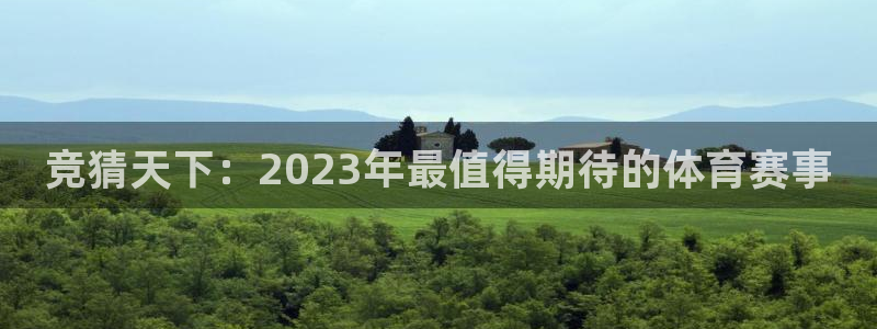 竞猜天下：2023年最值得期待的体育赛事